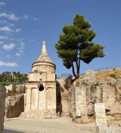 Tomb of Absalom on the Mount of Olives in Jerusalem