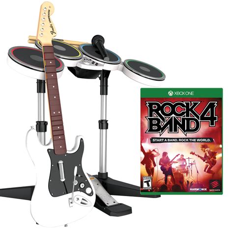 Rock Band 4 Band-in-a-Box Software Bundle for Xbox One - White : Amazon ...