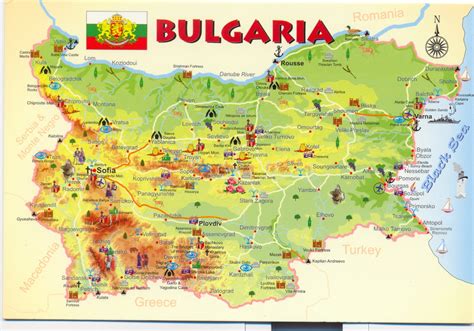 Bulgaria: Map of Bulgaria