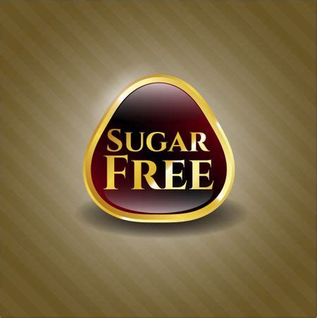 Sugar Free gold badge | Freestock vectors