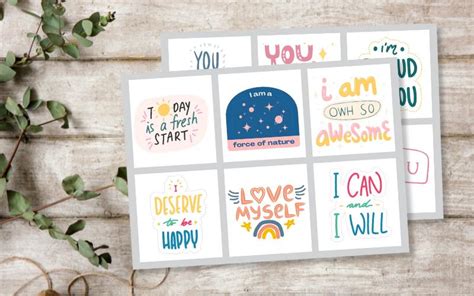 36 Free Printable Affirmation Cards (PDF Download)