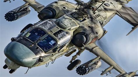 Russian Ka-52 Alligator Attack Helicopter - YouTube