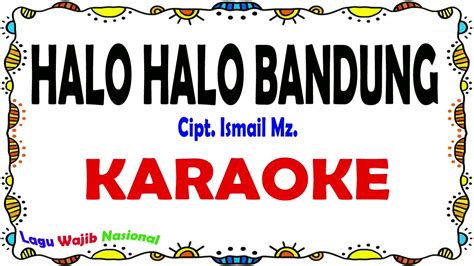 Halo Halo Bandung - Karaoke Acordes - Chordify