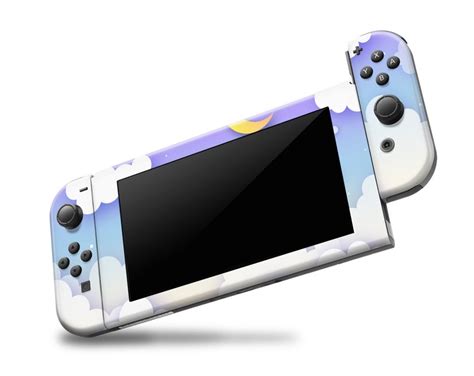 Blue Sky Nintendo Switch Skin Cartoon Clouds Gamers Joycons | Etsy