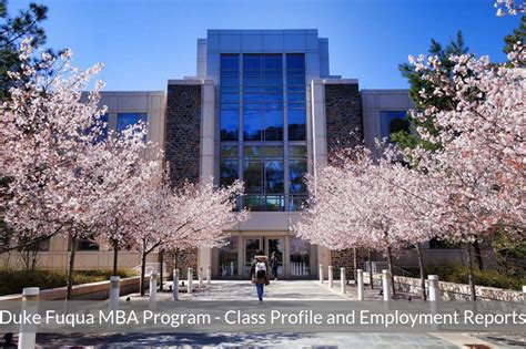 Duke's Fuqua School of Business - Duke Fuqua MBA Program Class Profile ...