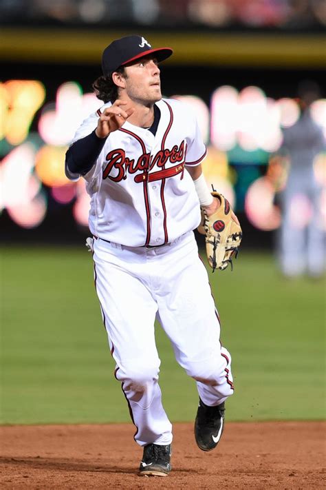 Caption: Aug 17, 2016; Atlanta, GA, USA; Atlanta Braves shortstop ...