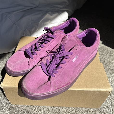 Puma Men's Purple Trainers | Depop