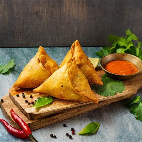 Premium AI Image | samosa or singara Traditional fried or baked ...