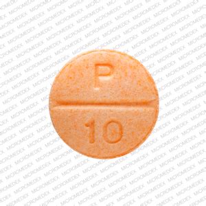 P 10 Pill Orange Round 7mm - Pill Identifier