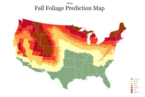 This Map Shows When New England Fall Foliage Will Peak in 2019