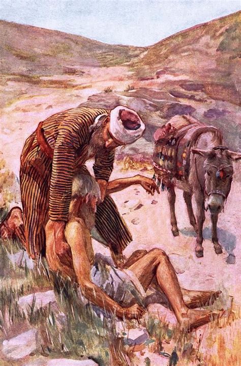 The good Samaritan by Harold Copping | Biblical art, Bible ...