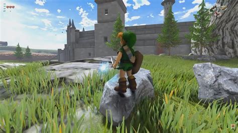 Zelda Ocarina of Time HD Hyrule Field Update - Unreal Engine 4 - YouTube