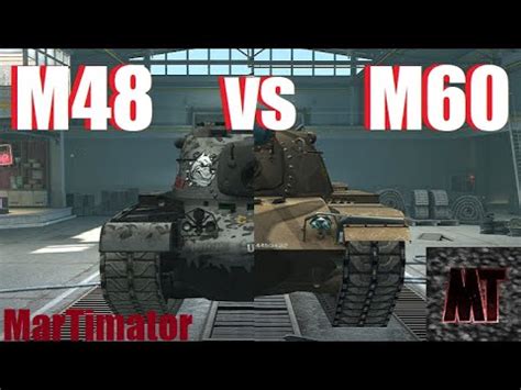 M48 vs M60 | WoT Blitz - YouTube