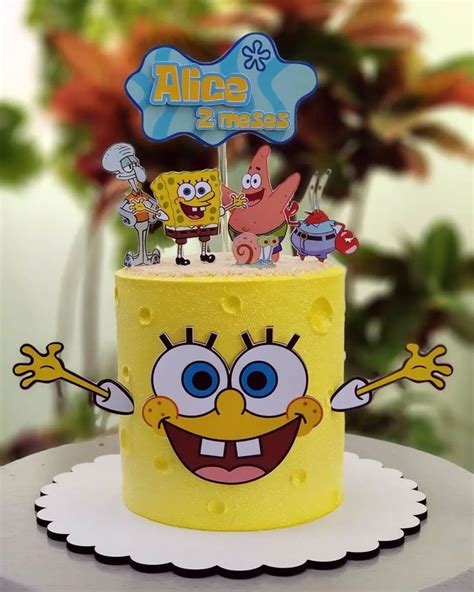 15 Cool & Quirky Spongebob Cake Ideas & Designs | Spongebob birthday cake, Spongebob cake, Cake ...