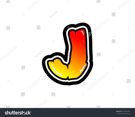 Intial Letter J Logo Graffiti Style Stock Vector (Royalty Free ...