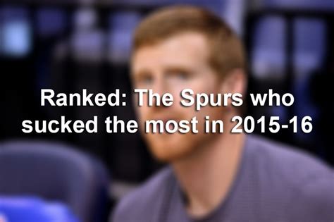 Ranking the Spurs by their 2015-16 season