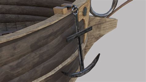 Sailing Ship Barque Dusted All PBR - 3D Model by Eight Vertex