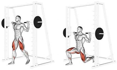 Smith Machine Lunges - Effective Leg Workout — AAFS