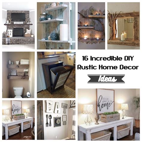 16 Incredible DIY Rustic Home Decor Ideas - GODIYGO.COM
