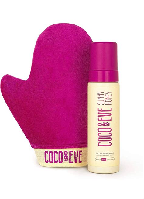 Coco & Eve Self Tanner Mousse Kit - (Medium) All Natural Sunless ...