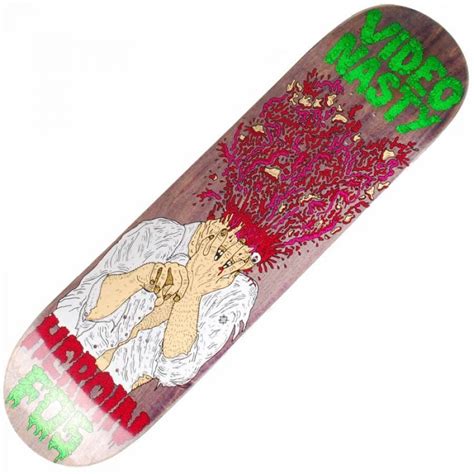 Heroin Skateboards Heroin Fos Nasty Skateboard Deck 8.125" - Heroin ...