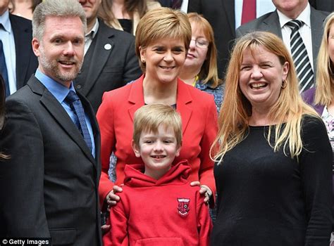 Nicola Sturgeon embraces family facing deportation from Scotland | Daily Mail Online