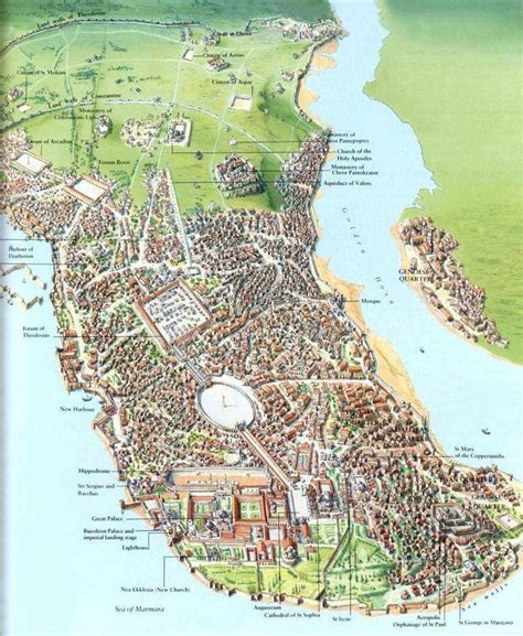 Constantinople in 1203, right before the Crusaders had laid siege on ...