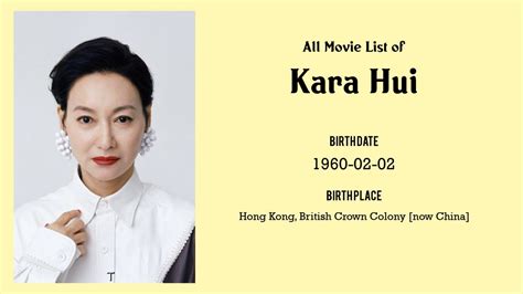 Kara Hui Movies list Kara Hui| Filmography of Kara Hui - YouTube