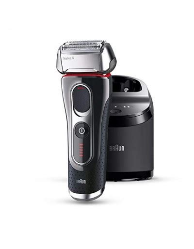 Braun, Series 5 Electric Shaver, Cleaning Center, Charge Station, Black