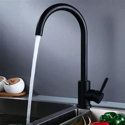 32% off on EASEHOME Matte Black Kitchen Faucet | OneDayOnly