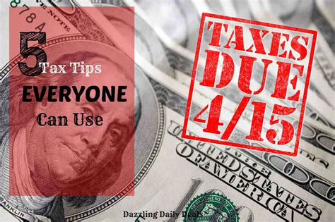 5 Tax Tips EVERYONE Can Use To Make This Tax Season Easier