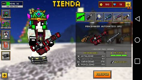 Pixel gun 3d SKINS Y DINAMETERO ESPECIAL UP2 - YouTube