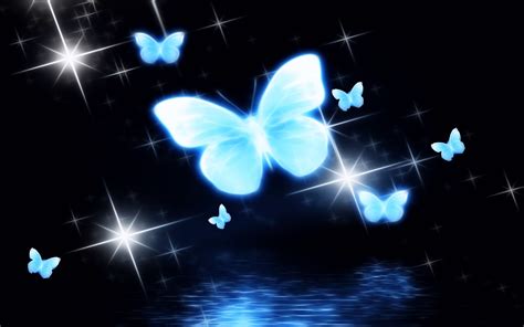 Animated Moving Blue Butterfly Wallpaper - canvas-ily