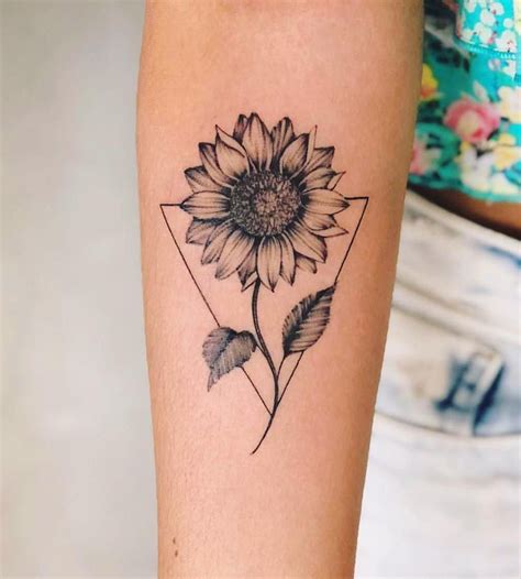 40 Simple Cute Tattoo Ideas Designs For You | Sunflower tattoos, Tattoos, Small girl tattoos