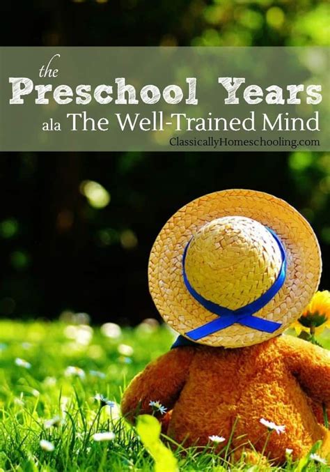 The Well-Trained Mind: The Preschool Years | Well trained mind ...