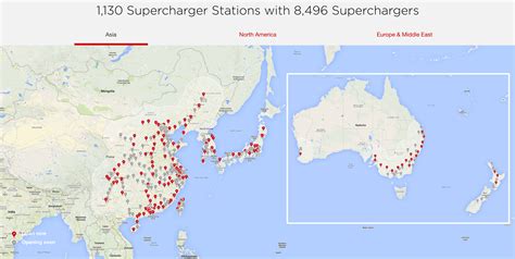 Tesla Supercharger Network 2018 — Plans Call For Rapid Expansion Throughout North America, Asia ...