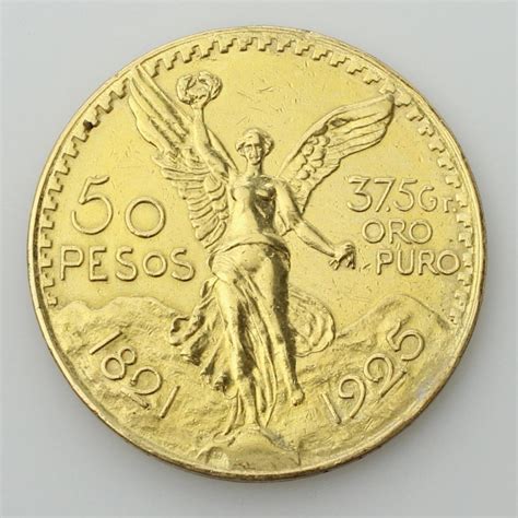 1925 Mexican .900 Gold Centenario 50 Pesos Coin | Property Room