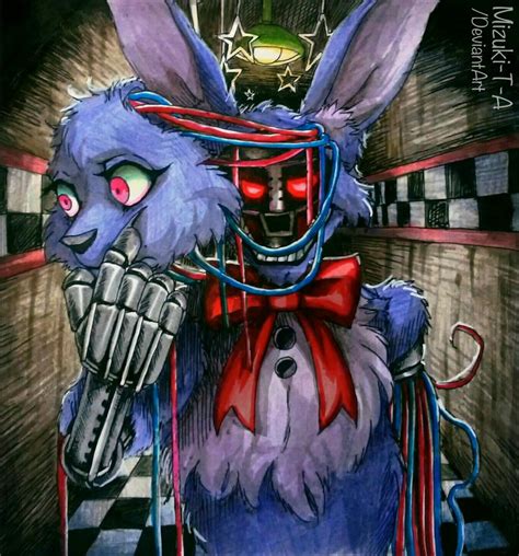 The mask of the lie / Withered Bonnie FNaF by Mizuki-T-A on DeviantArt