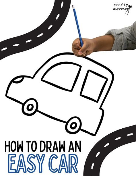 How To Draw A Simple Car Step By Step For Kids