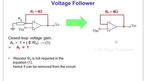 Voltage Follower Part 1 - YouTube