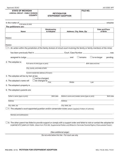 Michigan Fillable Court Forms - Printable Forms Free Online