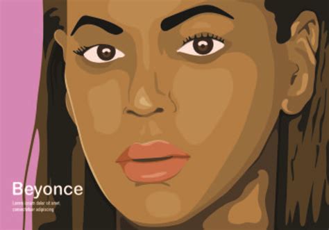 Illustration Face Beyonce 166835 Vector Art at Vecteezy