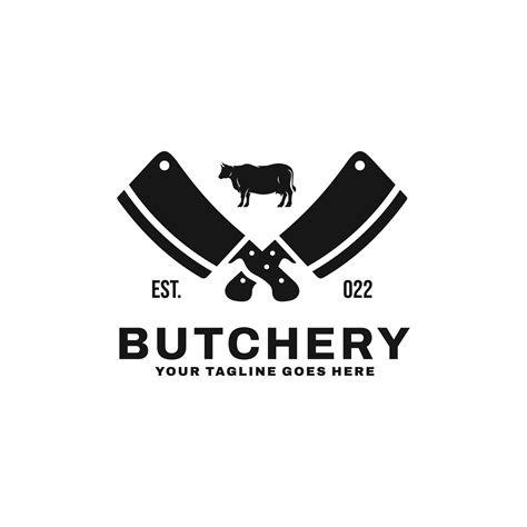 Butchery logo design vector. Meat shop logo 11864140 Vector Art at Vecteezy