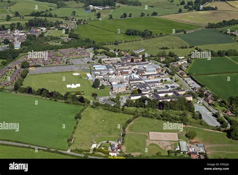 aerial view of Oswestry Hospital Stock Photo: 48296482 - Alamy