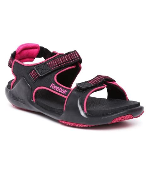 Reebok Black Floater Sandals Price in India- Buy Reebok Black Floater ...