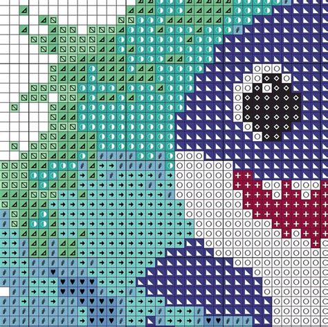 Baby Shark Cross Stitch Pattern Modern Cross Stitch Shark | Etsy