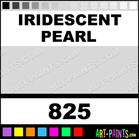 Iridescent Pearl Classic Acrylic Paints - 825 - Iridescent Pearl Paint, Iridescent Pearl Color ...