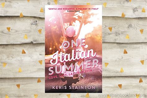 Book Review: One Italian Summer by Keris Stainton - Alba in bookland