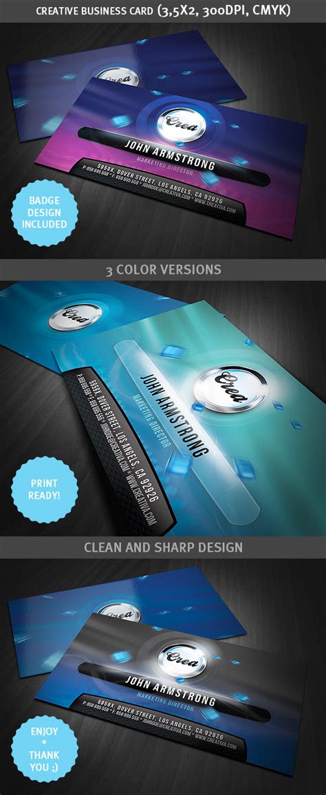 Creative Business Card Template by hugoo13 on DeviantArt