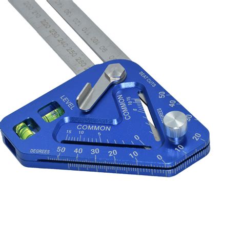 New Multifunction Aluminum Alloy Triangle Ruler Revolutionary Carpentry Tool Measuring Angle ...